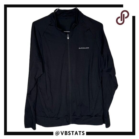 Alphalete Alphaland Women's XL Black Athleisure Full Zip Jacket - Picture 1 of 4